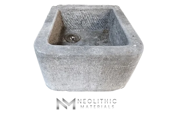 Antique Belgian Bluestone Trough Sink - Image 1